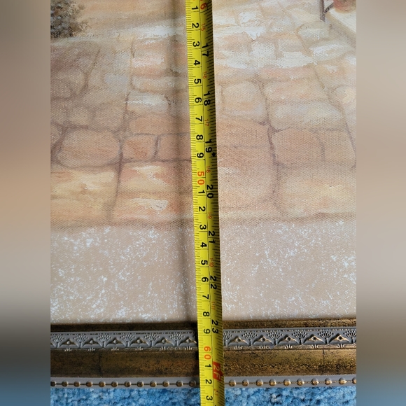 Quaint Town Vivian Flasch ART Large Italian Framed Print - Picture 9 of 10